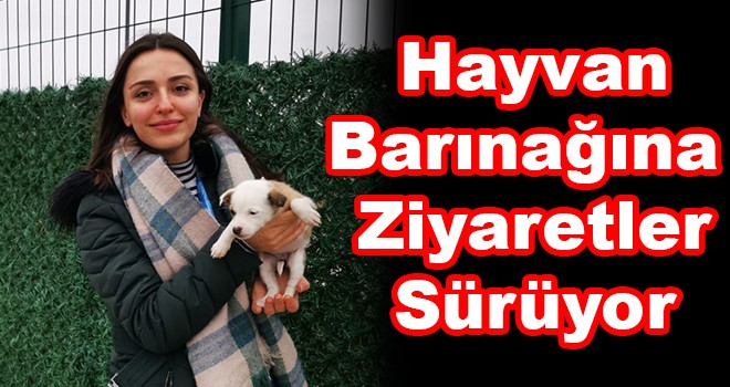 Ergene Belediyesi Hayvan Barınağına Ziyaretler Sürüyor