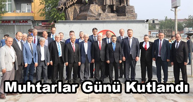 19 Ekim Muhtarlar Günü Ergene’de kutlandı