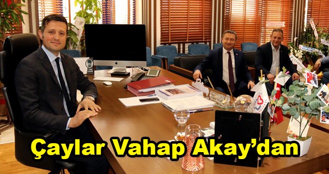 Çerkezköy'de Çaylar Başkan Vahap Akay'dan