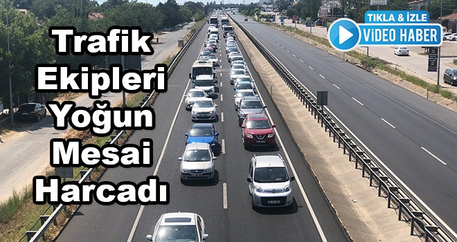 Trafik Ekiplerinin Bayram Mesaisi