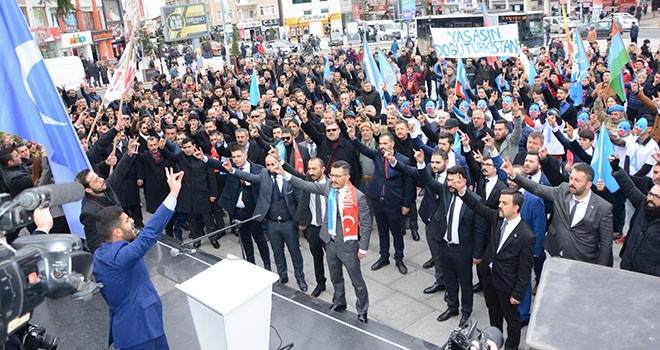 Çorlu’da Doğu Türkistan’a destek eylemi