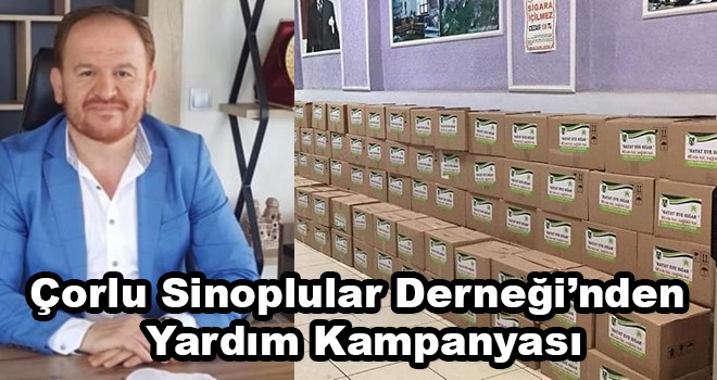 Çorlu’daki Sinoplular Yardım İçin Seferber Oldu