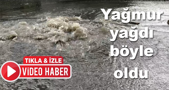 Yağmur yağdı böyle oldu