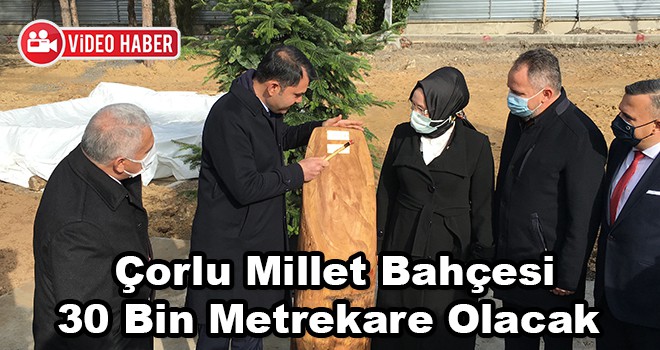 Bakan Kurum Çorlu Millet Bahçesi’nde İncelemelerde Bulundu