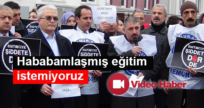 “Hababamlaşmış bir eğitim istemiyoruz”