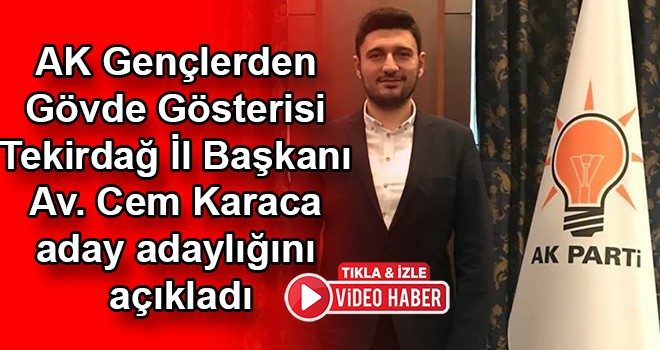 AK gençlerden gövde gösterisi