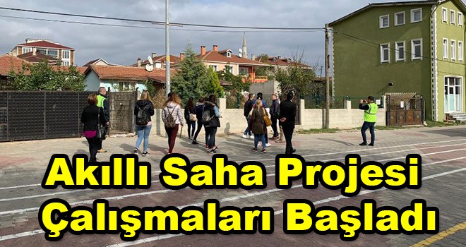 Ergene Belediyesi, Akıllı Saha Projesi çalışmalarına başladı