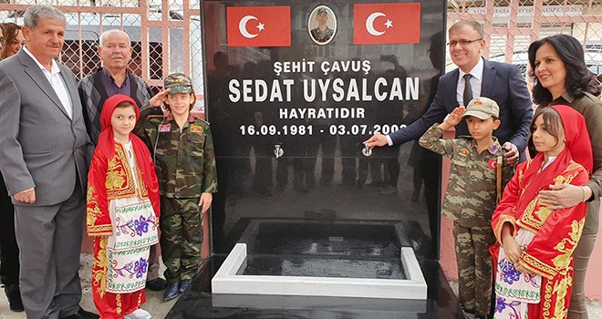 Şehit Sedat Uysalcan’ın adı okul çeşmesinde yaşatılacak