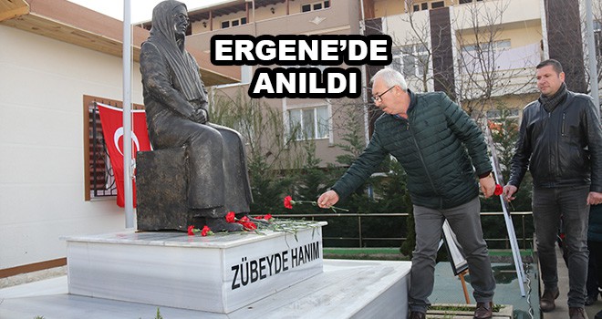 Zübeyde Hanım Ergene’de Anıldı