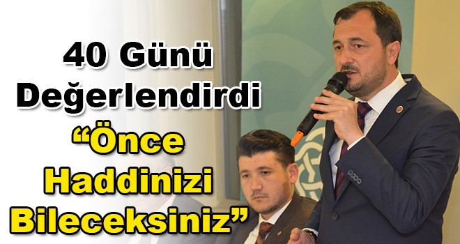 Başkan Cüneyt Yüksel 40 Günü Değerlendirdi