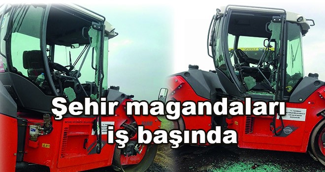 Şehir magandaları iş başında