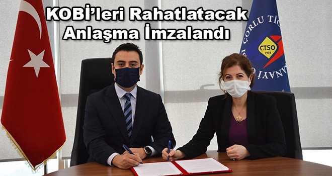 Çorlu TSO İle Halkbank Arasında Finansman Anlaşması