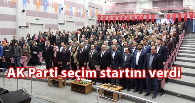 AK Parti seçim startını verdi