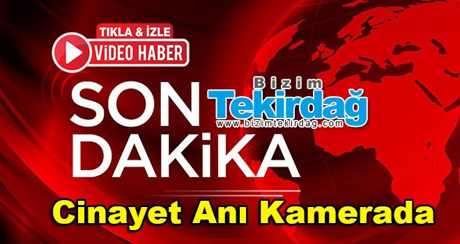 Cinayet anı kamerada