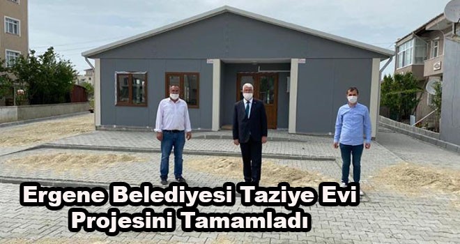 Ergene Belediyesi Taziye Evi Projesini Tamamladı