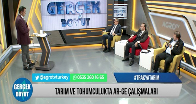 Rektör Prof. Dr. Mümin Şahin Agro TV'ye Konuk Oldu