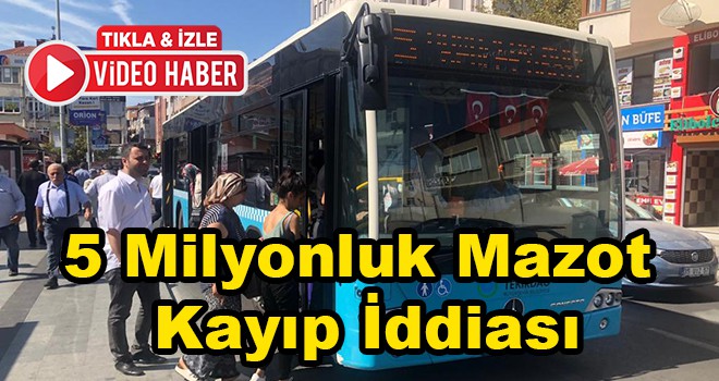 Tekirdağ Büyükşehir Belediyesi’nde 5 milyonluk kayıp mazot iddiası