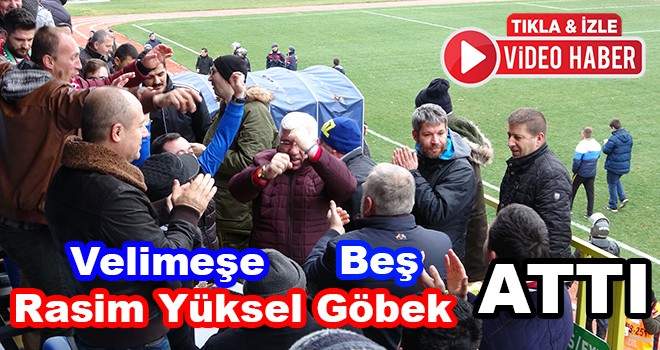 Velimeşespor 5 Rasim Yüksel Göbek Attı