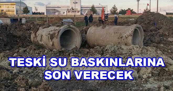 TESKİ Çorlu’daki su baskınlarına son verecek