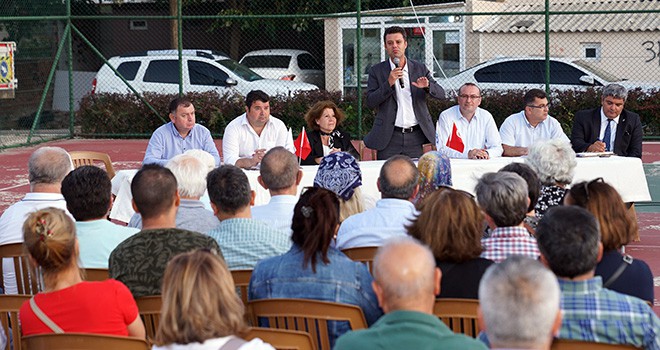 Başkan Sarıkurt Kazımiye Mahallesi'nde Vatandaşlarla Buluştu