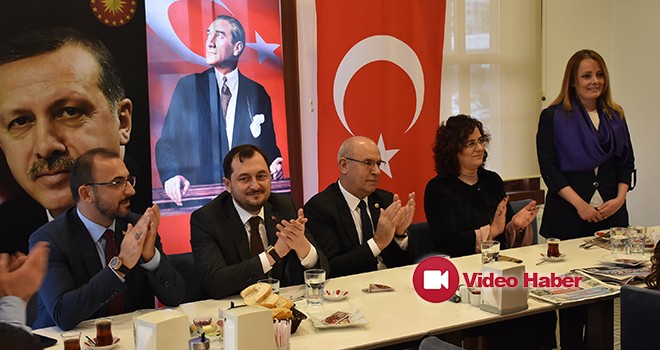 AK Parti Çorlu Kadın Kolları Basınla Buluştu