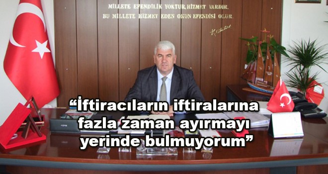 Ergene Belediye Başkanı Rasim Yüksel, “İftiracıların iftiralarına fazla zaman ayırmayı yerinde bulmuyorum”