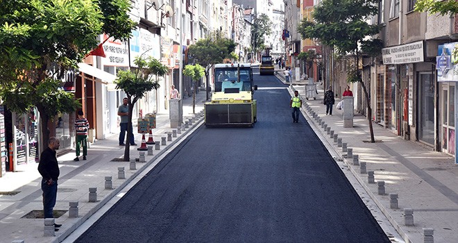 Kumyol Caddesi Asfaltlandı