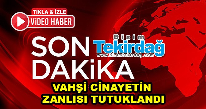 Vahşi Cinayetin Zanlısı Tutuklandı