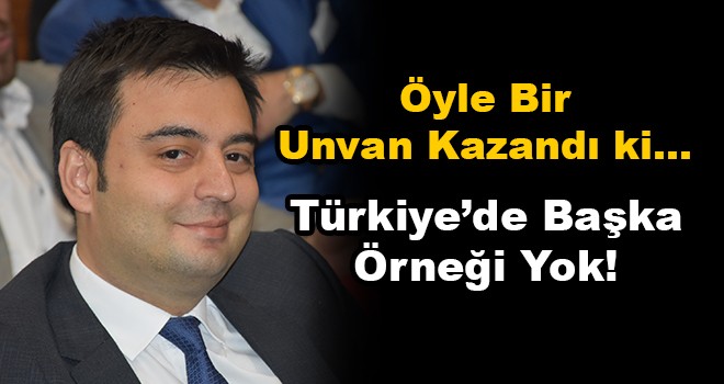 Türkiye'de Başka Örneği Yok