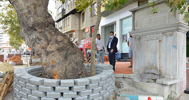 171 Yıllık Çeşmeye Çevre Düzenlemesi