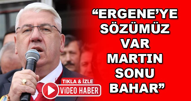 Ergene Belediye Başkanı Rasim Yüksel, “Bizim Ergene’ye Sözümüz Var, Martın Sonu Bahar”