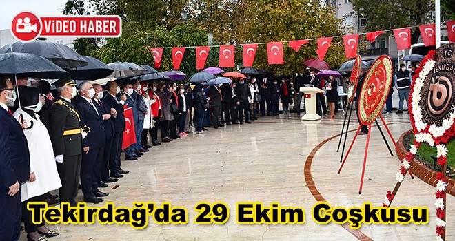 Tekirdağ’da 29 Ekim Coşkusu