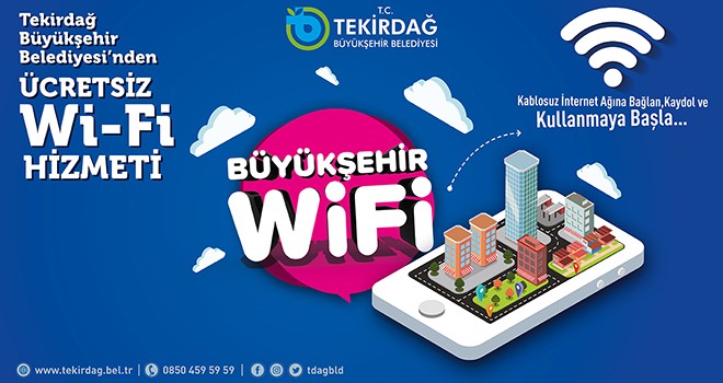 Tekirdağ Büyükşehir Belediyesi İnternetsiz Bırakmayacak