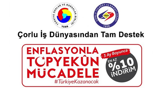 Çorlu TSO’dan Enflasyonla Mücadeleye Destek