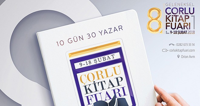 8. Çorlu Kitap Fuarı İle Dev İsimler Orion’da