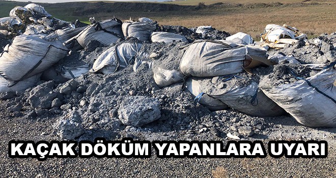 Başkan Sarıkurt'tan Kaçak Döküm Uyarısı